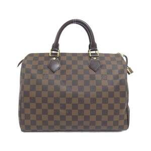 LOUIS VUITTON Brown Damier Speedy 30 Boston Bag